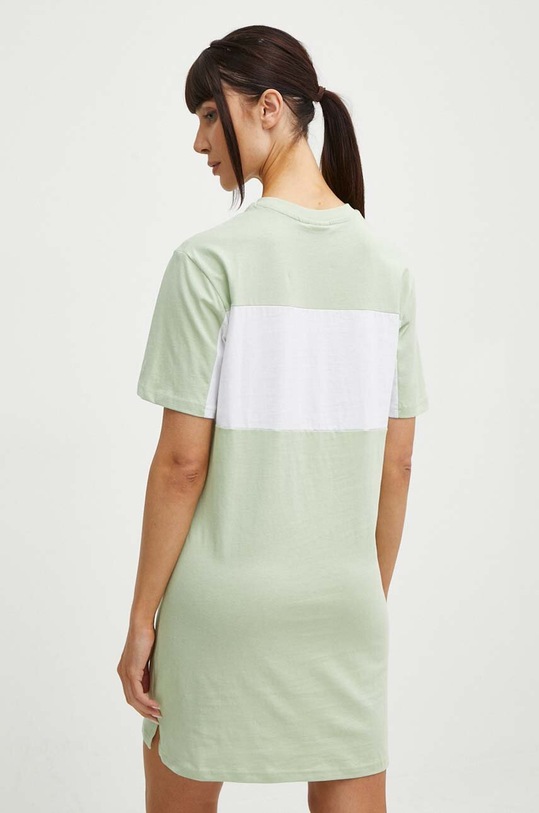 Fila sukienka bawełniana Lishui FAW0776 zielony SS24