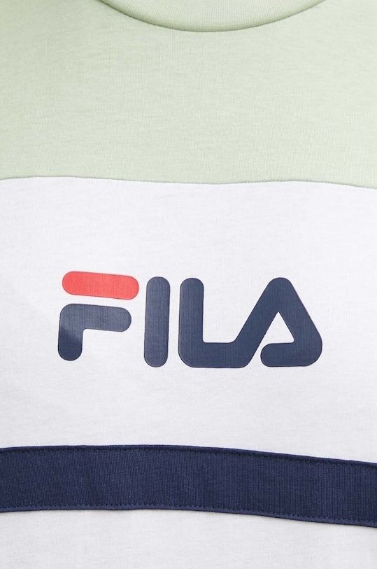 Fila sukienka bawełniana Lishui FAW0776 zielony