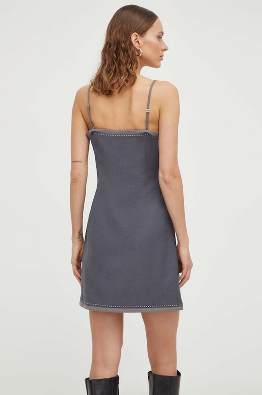 Îmbrăcăminte Remain rochie din amestec de lana 501619515 gri