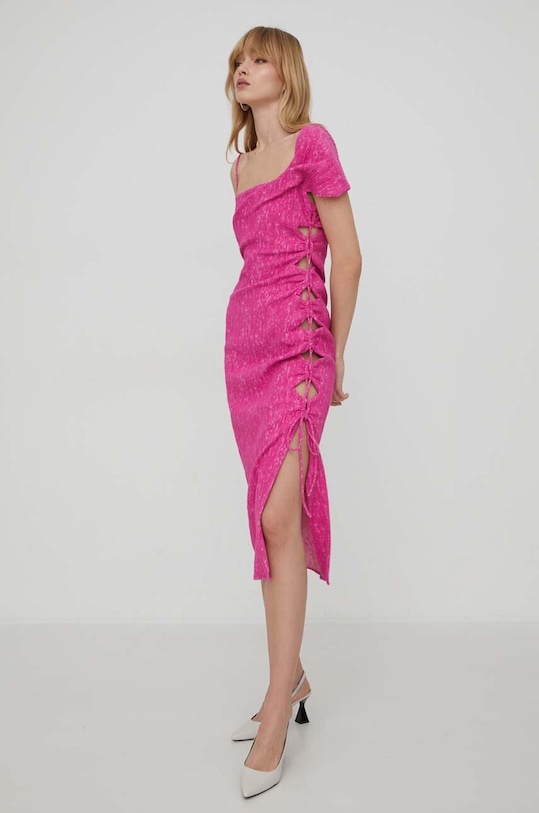 Stine Goya rochie Annete SG5688 roz SS24