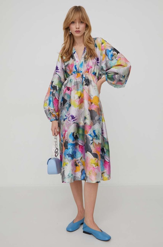 Stine Goya vestito midi multicolore SG5794