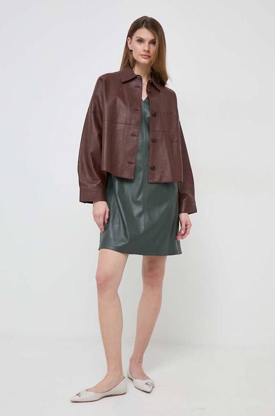 Max Mara Leisure sukienka 2416621037600 zielony SS24