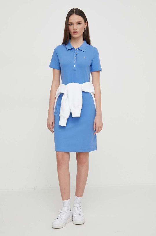 Φόρεμα Tommy Hilfiger WW0WW37853 μπλε SS24