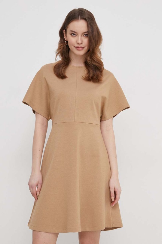 Šaty Tommy Hilfiger WW0WW41271 béžová SS24