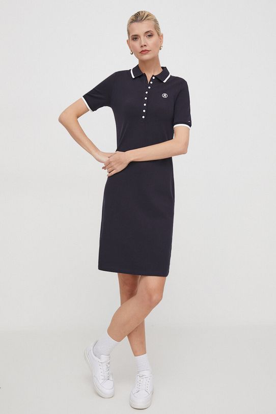 Haljina Tommy Hilfiger WW0WW41275 mornarsko plava SS24