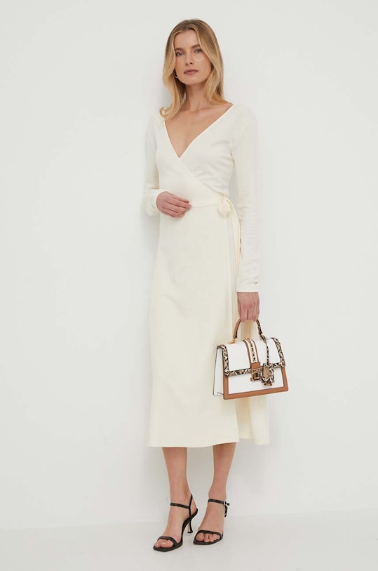 Tommy Hilfiger sukienka WW0WW41276 beżowy SS24