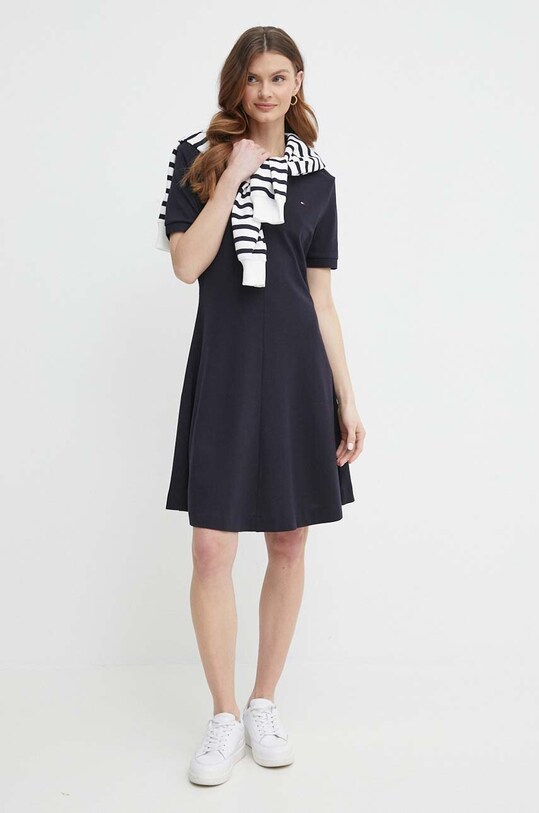 Tommy Hilfiger sukienka WW0WW41567 granatowy SS24