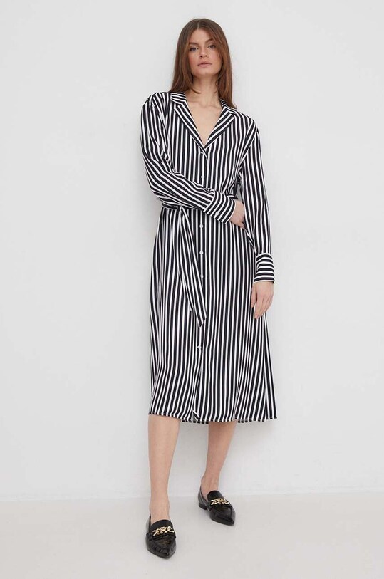 Платье Tommy Hilfiger узор тёмно-синий WW0WW41594