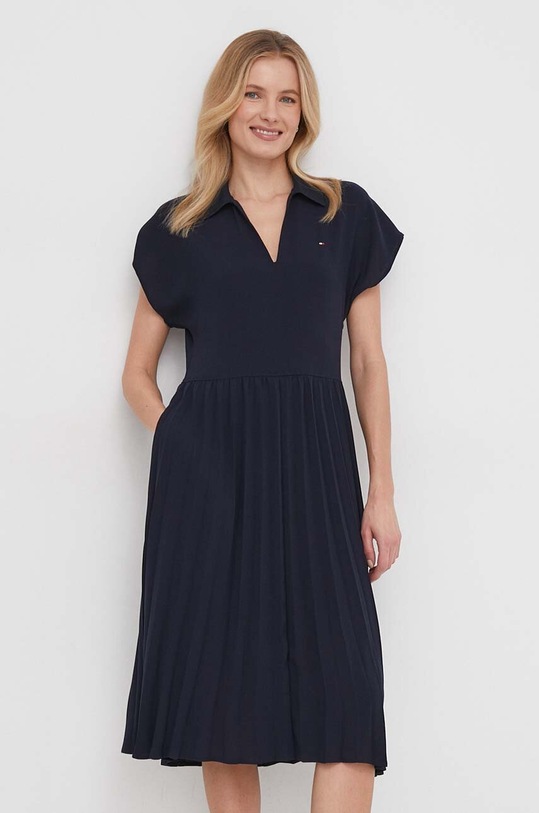 Φόρεμα Tommy Hilfiger WW0WW41868 σκούρο μπλε SS24