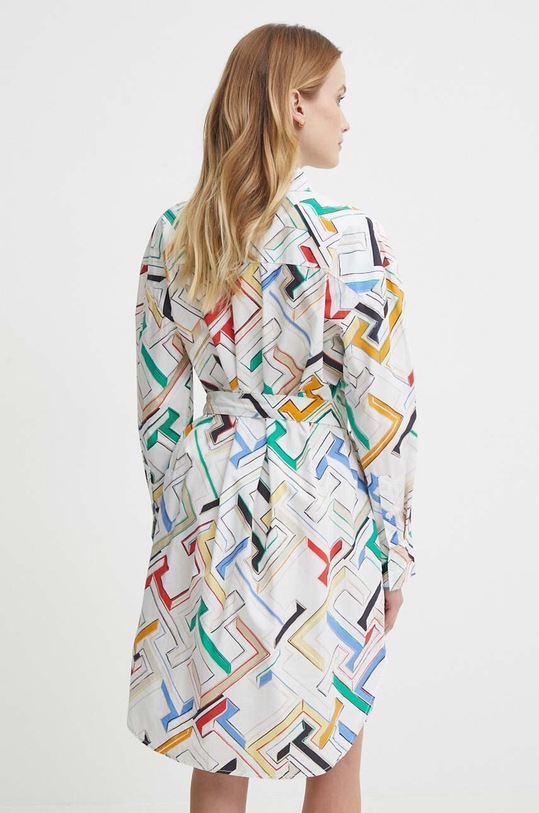 Oblečenie Bavlnené šaty Tommy Hilfiger WW0WW41960 biela