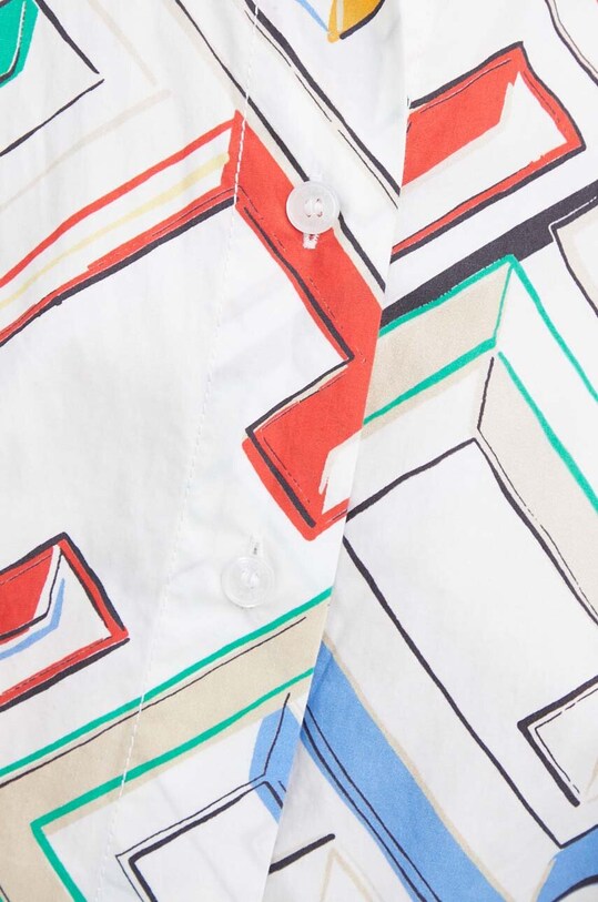 Βαμβακερό φόρεμα Tommy Hilfiger WW0WW41960 λευκό