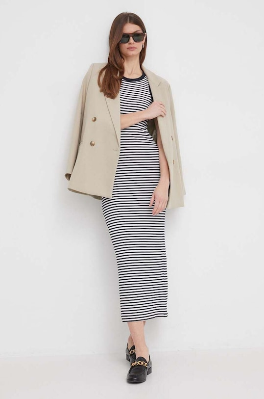 Šaty Tommy Hilfiger WW0WW41996 námořnická modř SS24