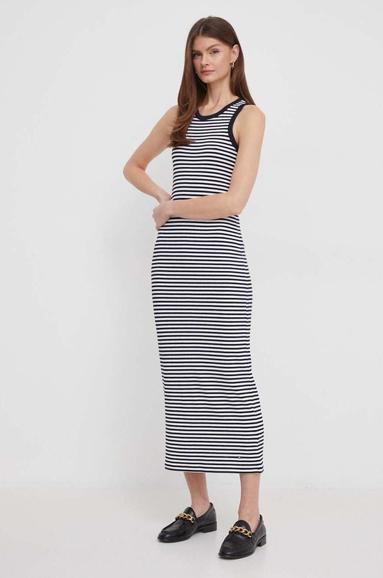 Šaty Tommy Hilfiger námořnická modř WW0WW41996