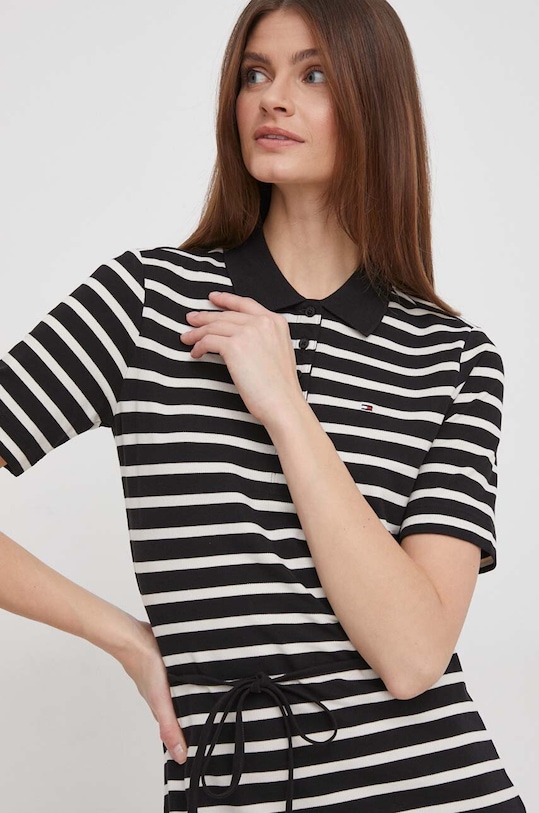 Сукня Tommy Hilfiger WW0WW42030 чорний SS24