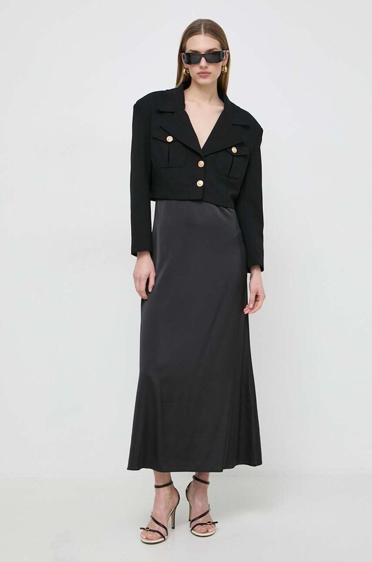 Ivy Oak sukienka IO117599 czarny SS24