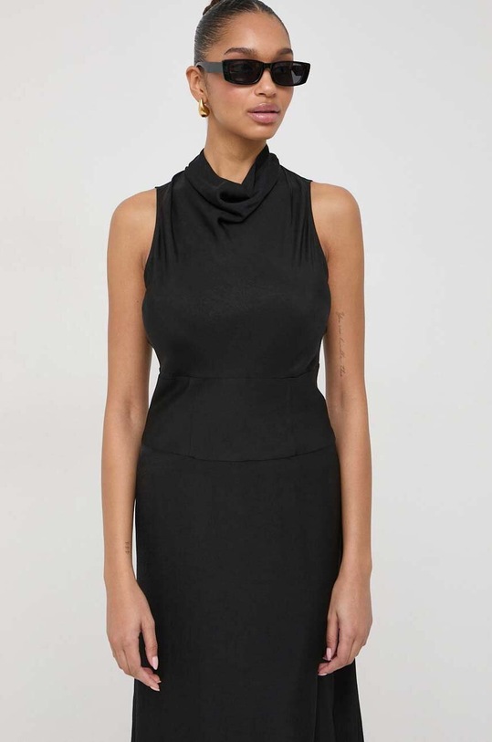 Ivy Oak sukienka czarny IO117601