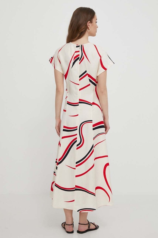 Odjeća Haljina s dodatkom lana Tommy Hilfiger WW0WW42031 šarena