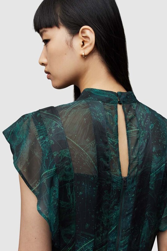 Îmbrăcăminte AllSaints rochie Fleur WD195Z verde