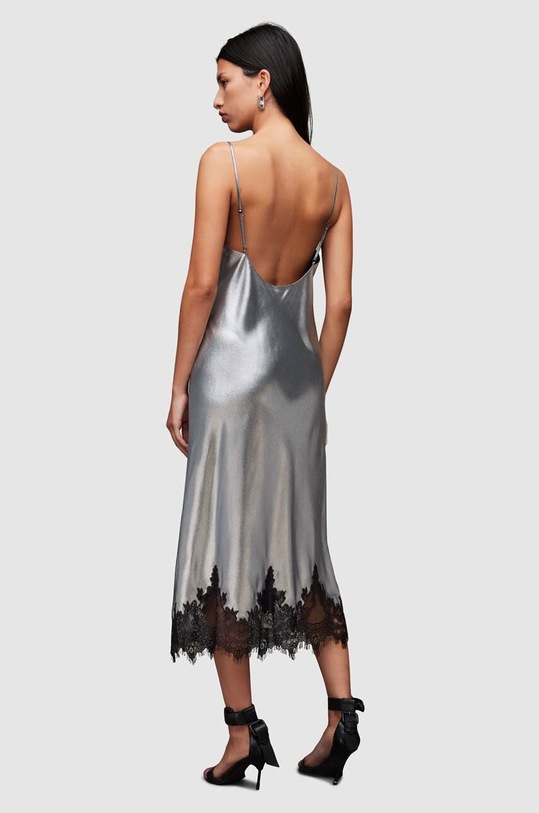 Šaty AllSaints Ophelia WD222Z šedá