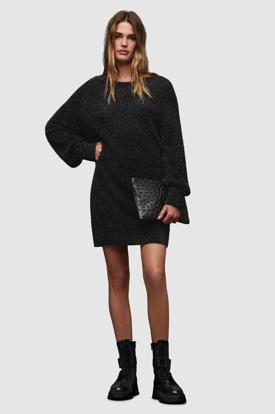 Šaty AllSaints Dazzle WD267X černá
