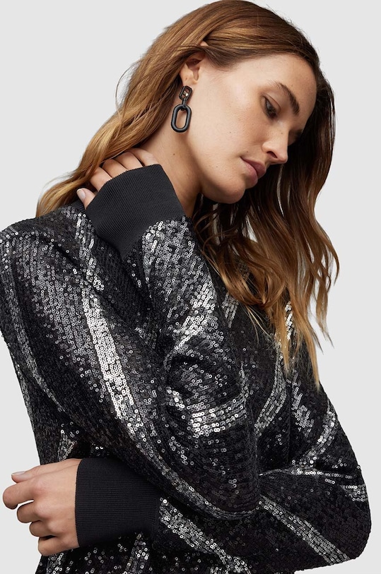 Îmbrăcăminte AllSaints rochie Juela WD275Z negru