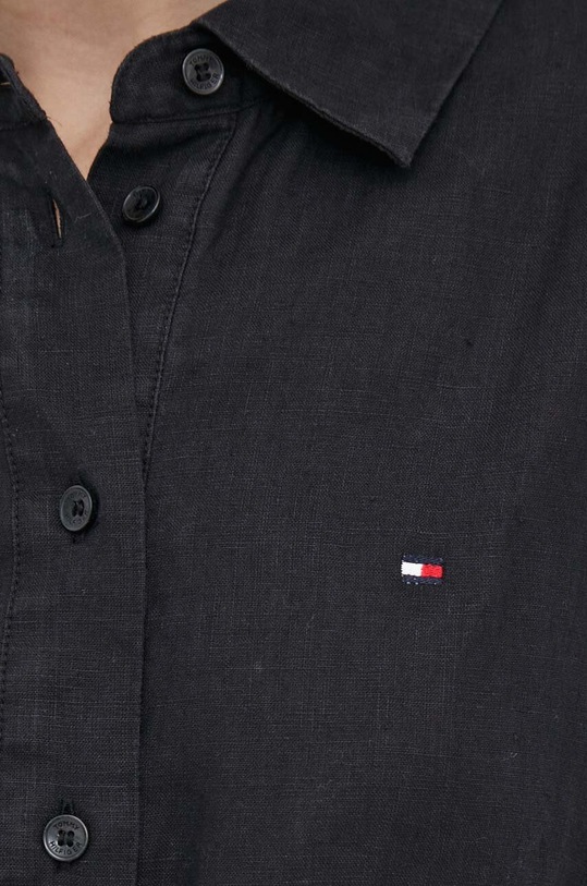 Λινό φόρεμα Tommy Hilfiger WW0WW41911