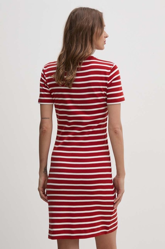 Odzież Tommy Hilfiger sukienka bawełniana WW0WW42721 czerwony