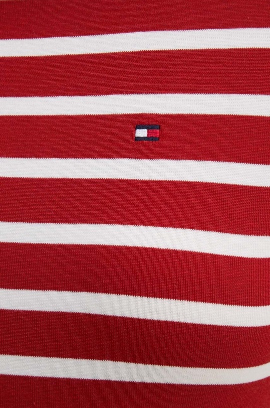 Tommy Hilfiger sukienka bawełniana czerwony WW0WW42721