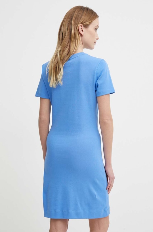 Îmbrăcăminte Tommy Hilfiger rochie din bumbac WW0WW42721 albastru