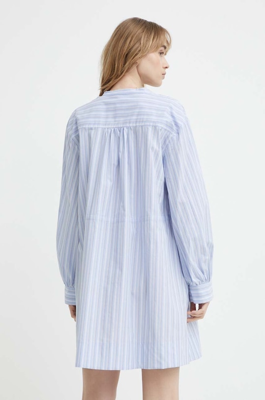 Oblečení Bavlněné šaty Samsoe Samsoe SAAMELIE F24100139 modrá