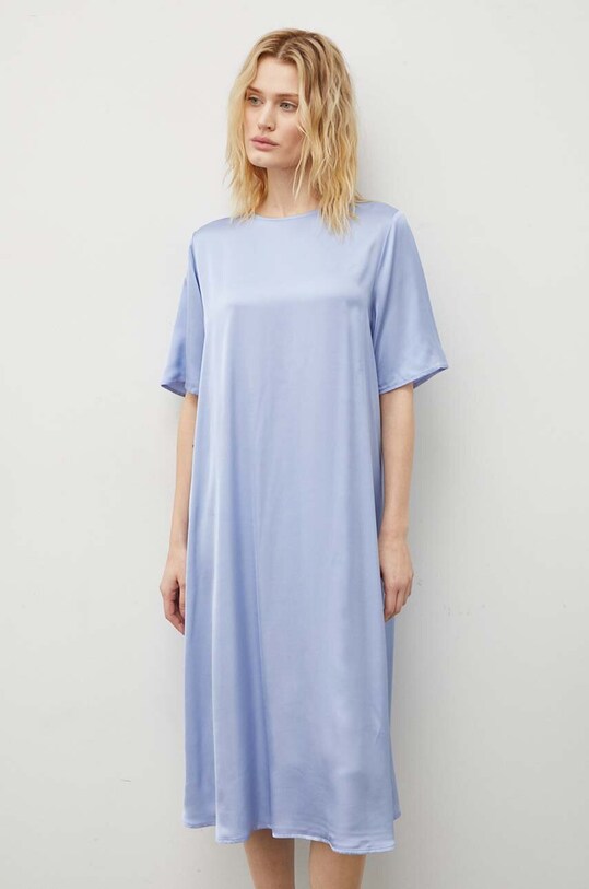 Samsoe Samsoe rochie F24100089 albastru SS24