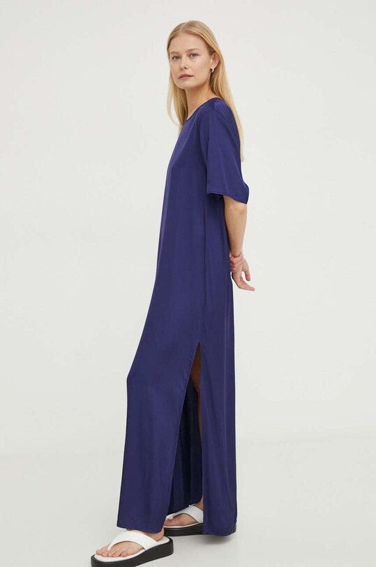 Šaty Samsoe Samsoe SADENISE tmavomodrá F24100090