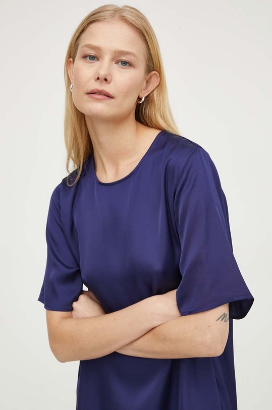 Šaty Samsoe Samsoe SADENISE F24100090 tmavomodrá