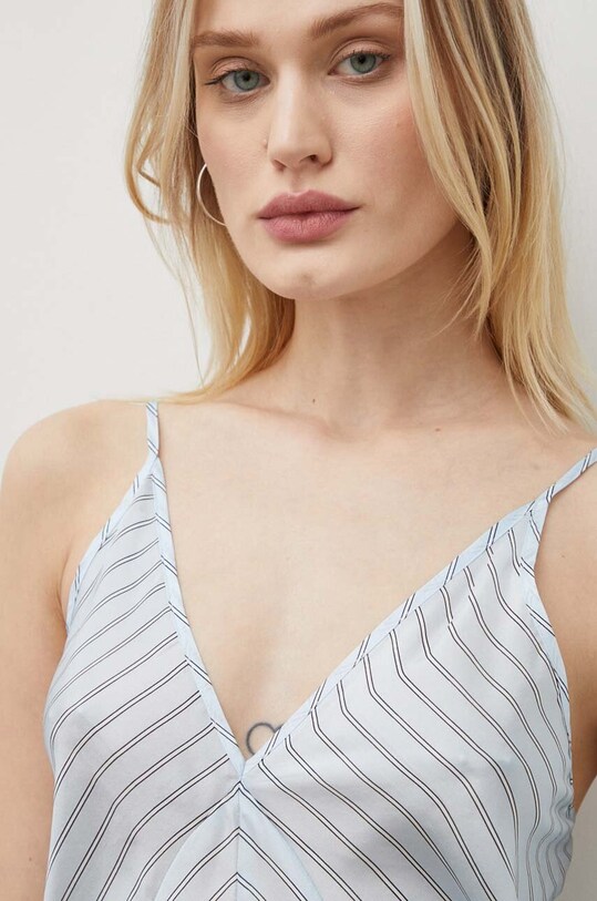 Шовкова сукня Herskind Mindy 5173980 блакитний