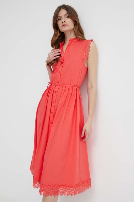 Twinset sukienka z elastanem różowy 241TT2232