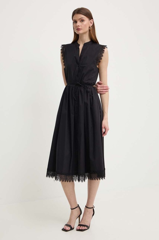 Twinset vestito midi nero 241TT2232