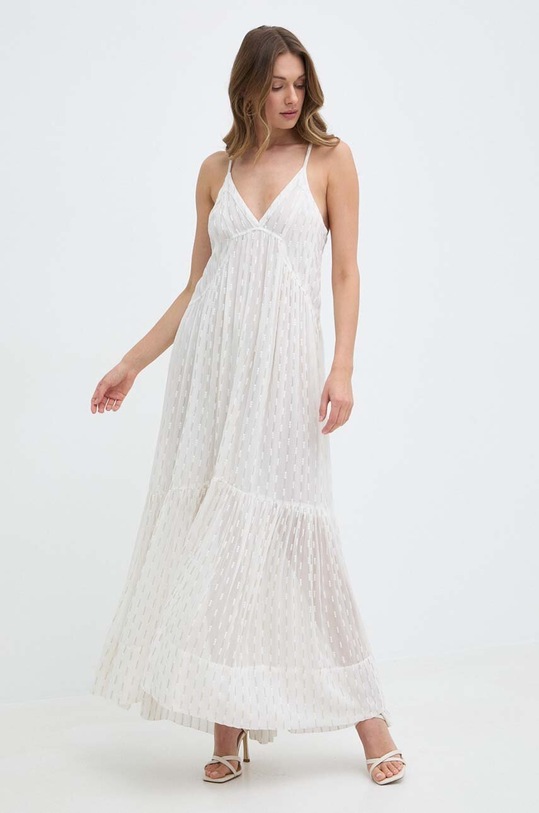 Сукня Twinset maxi бежевий 241TT2172