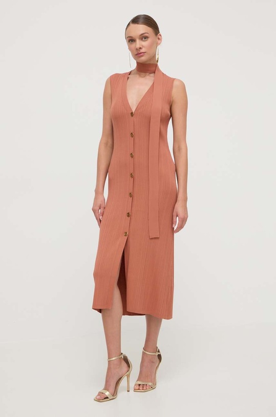 Φόρεμα Twinset 241TT3142 καφέ SS24