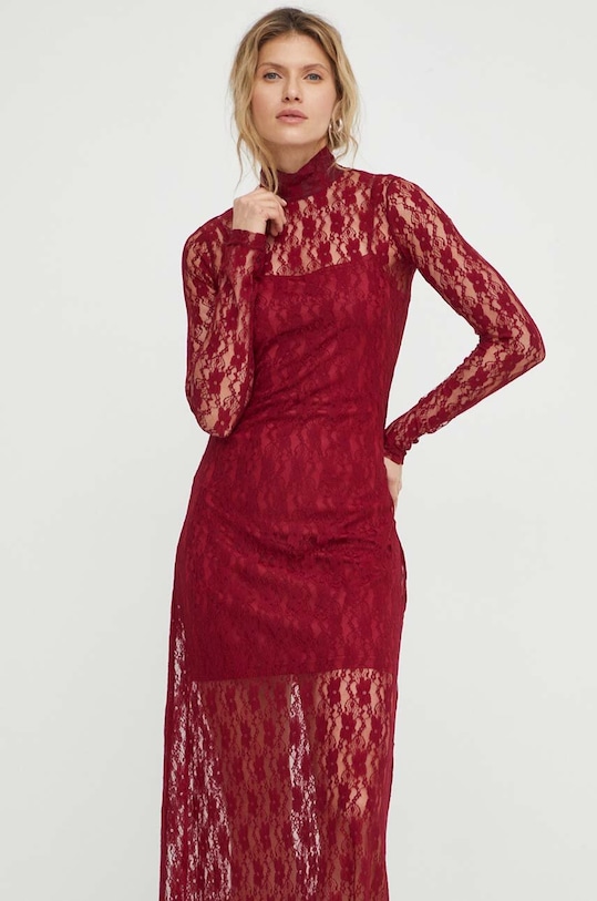 Résumé sukienka 20160853 bordowy SS24