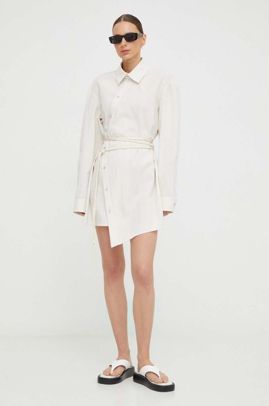 Won Hundred rochie 2700.14222 bej SS24