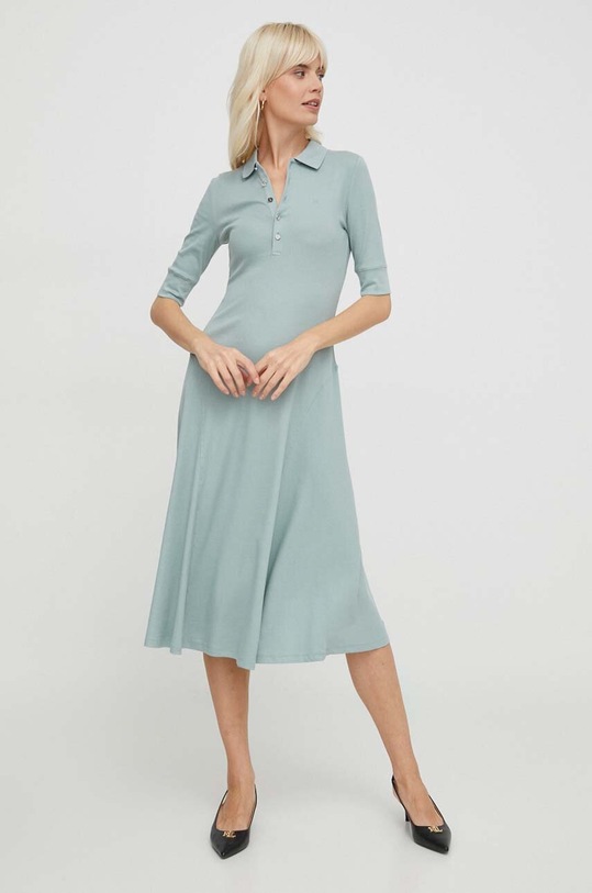 Lauren Ralph Lauren sukienka 200889071 zielony SS25