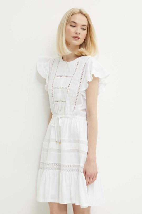 Φόρεμα Lauren Ralph Lauren απλικέ λευκό 200933361