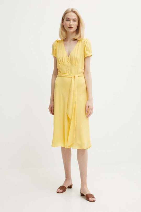 Ρούχα Φόρεμα Lauren Ralph Lauren 200933403 κίτρινο