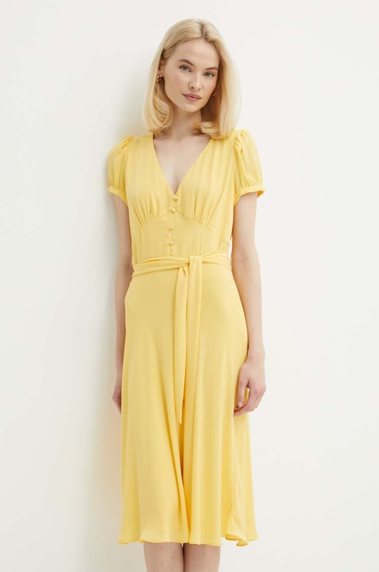 Φόρεμα Lauren Ralph Lauren κίτρινο 200933403