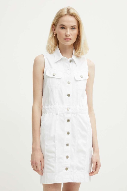 Lauren Ralph Lauren sukienka jeansowa 200933431 biały