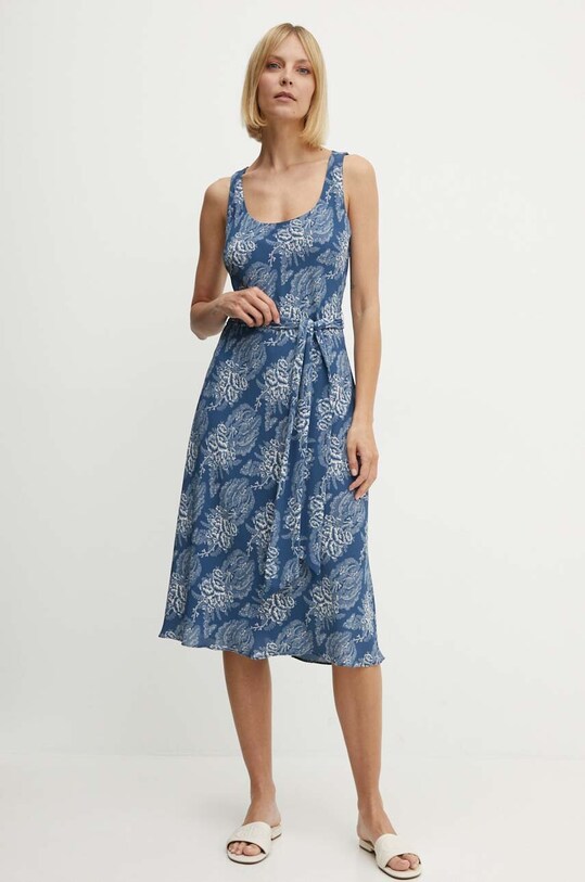 Lauren Ralph Lauren sukienka 250932704 niebieski SS24
