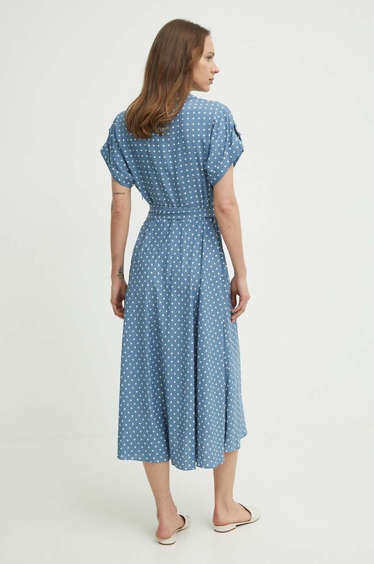 Одежда Хлопковое платье Lauren Ralph Lauren 250938927 голубой