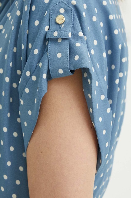 Хлопковое платье Lauren Ralph Lauren 250938927 голубой