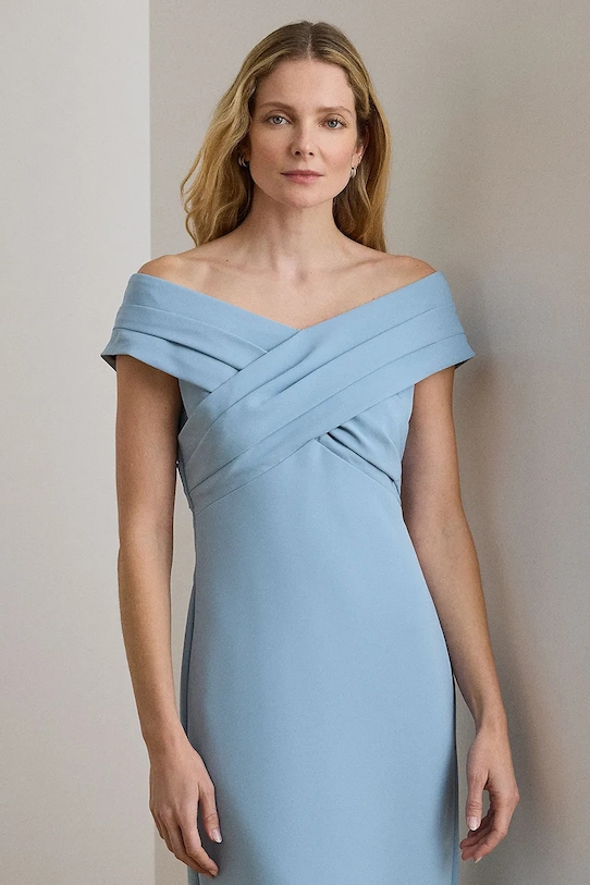 Odzież Lauren Ralph Lauren sukienka 253936391 niebieski