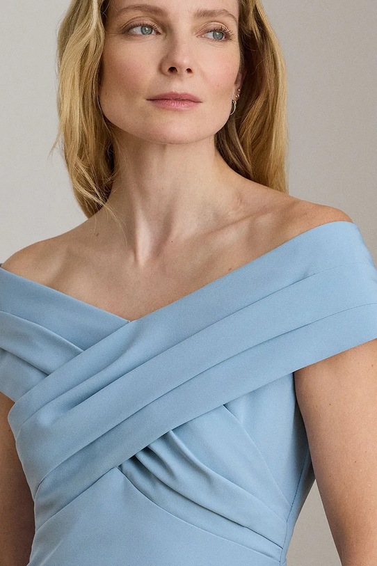 Lauren Ralph Lauren sukienka niebieski 253936391